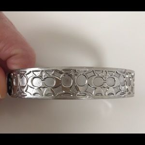 Silver Coach bracelet